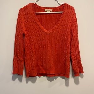 Large Michael Kors orange blouse